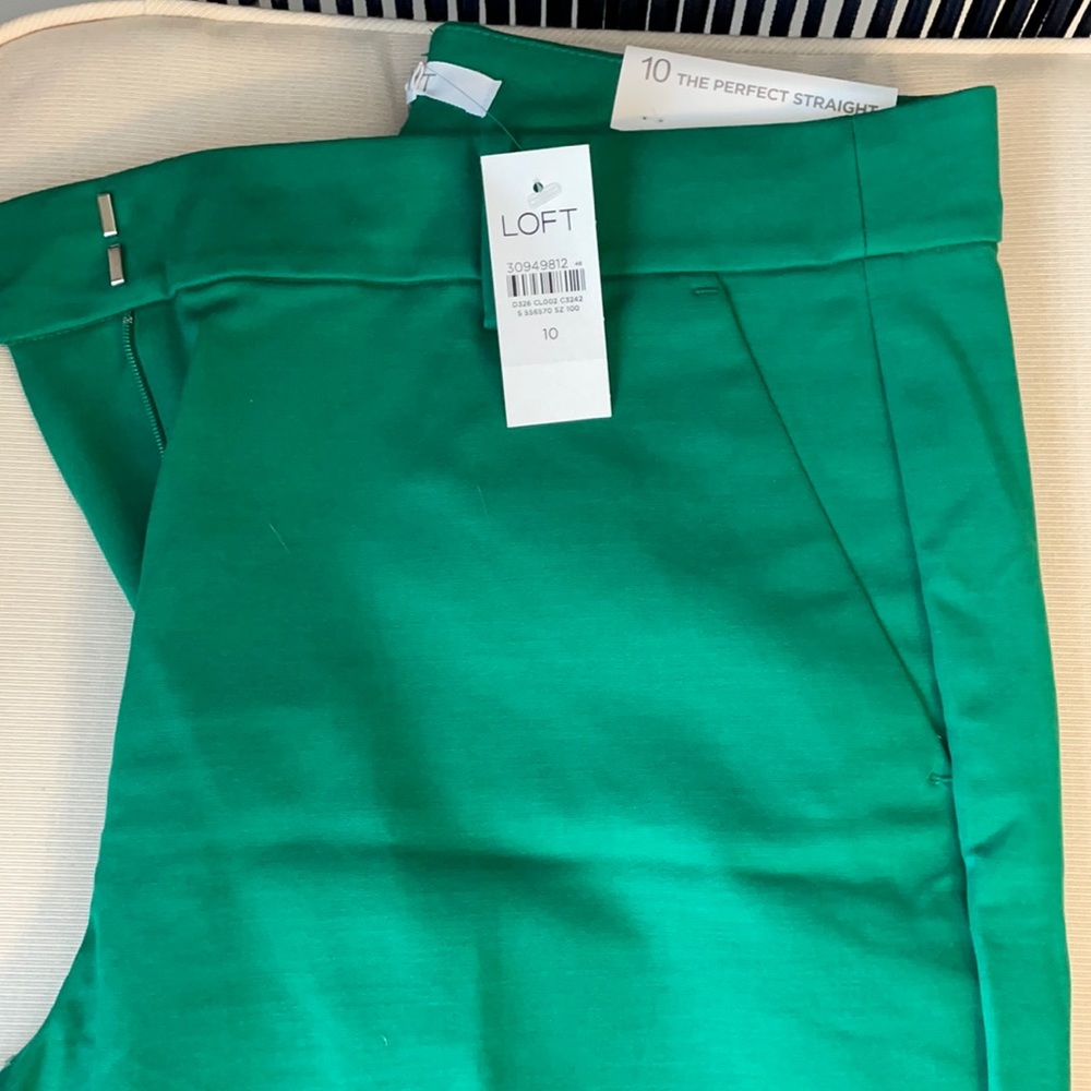 Kelly green ankle pants